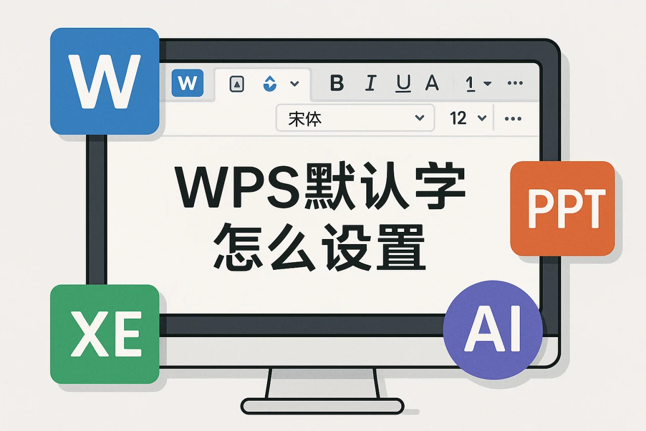 WPS默认字体怎么设置