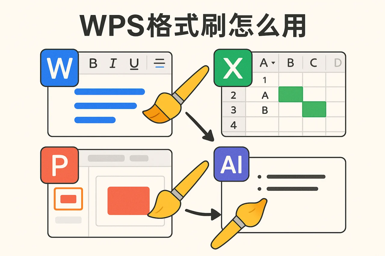 Wps格式刷怎么用