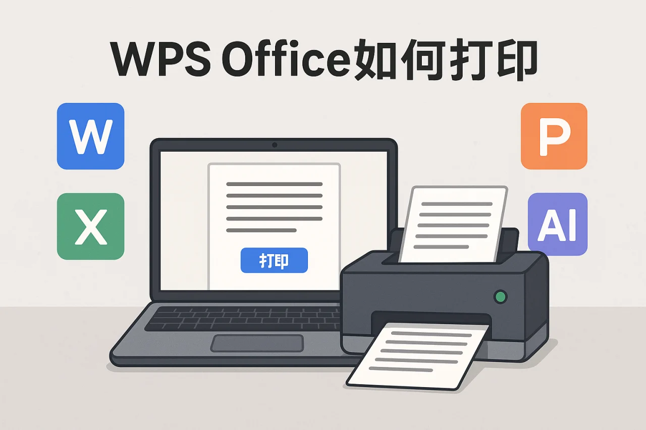 Wps office如何打印