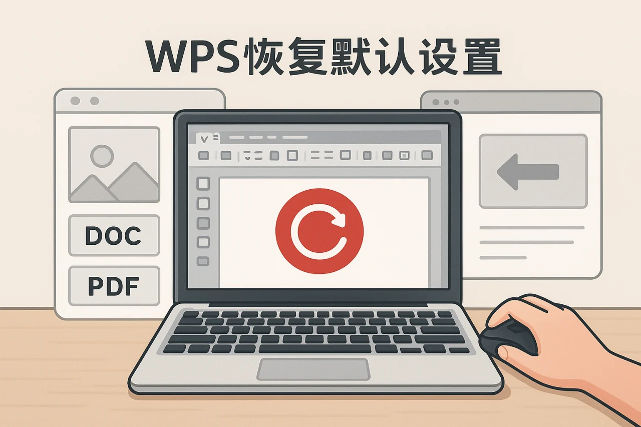 WPS恢复默认设置