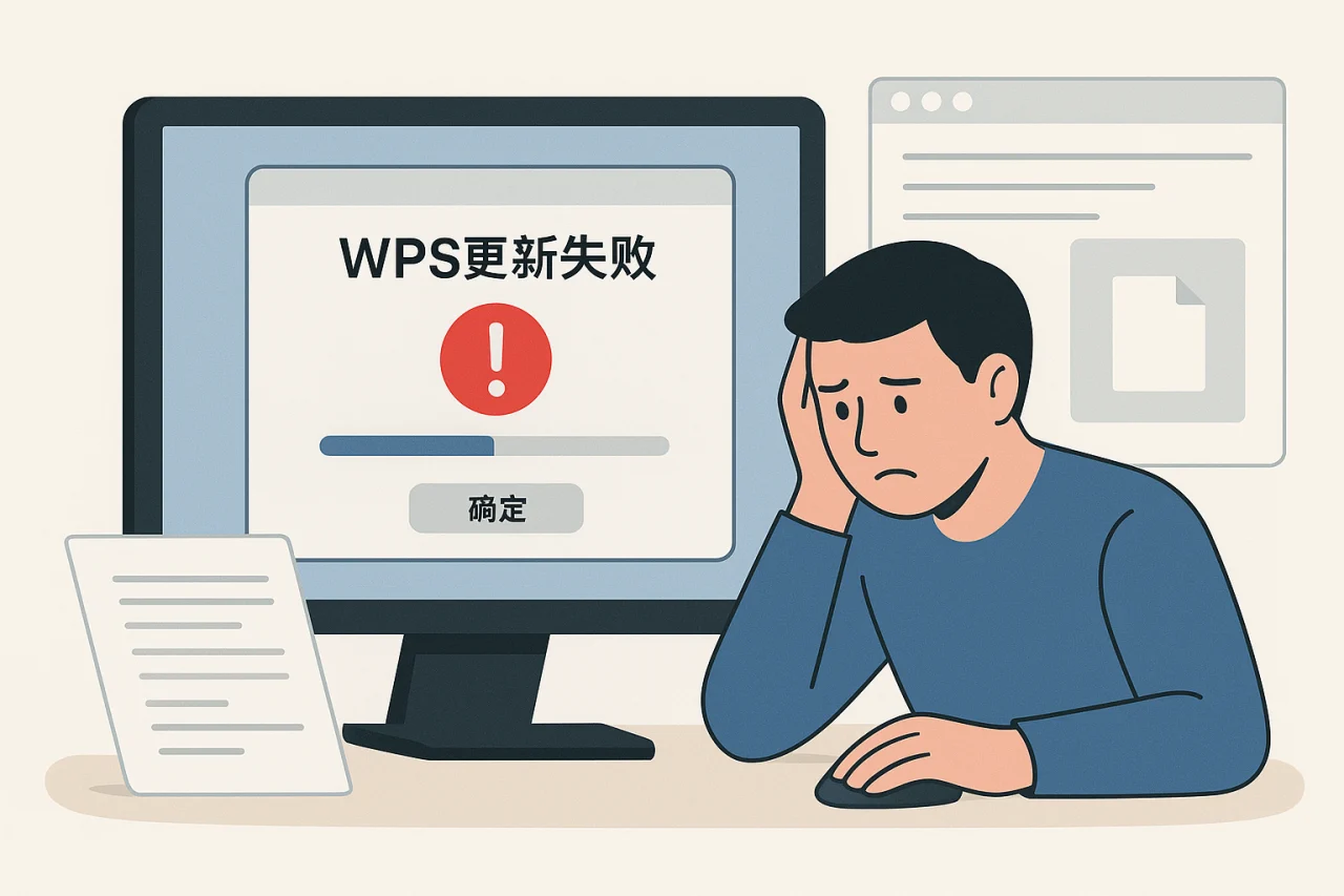 WPS软件更新失败