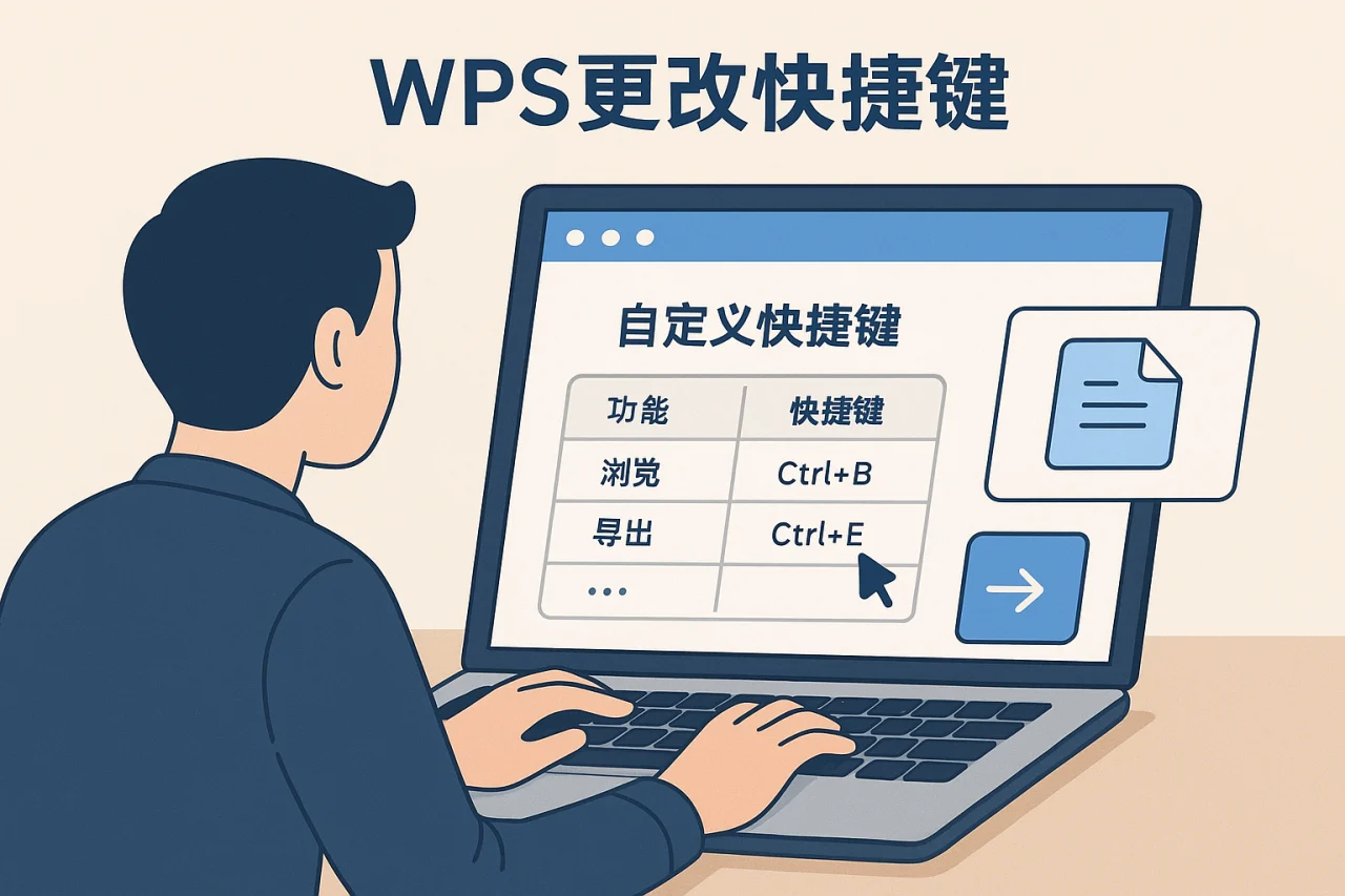 WPS更改快捷键