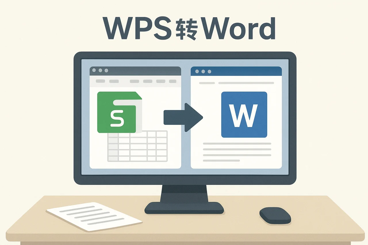 WPS转Word