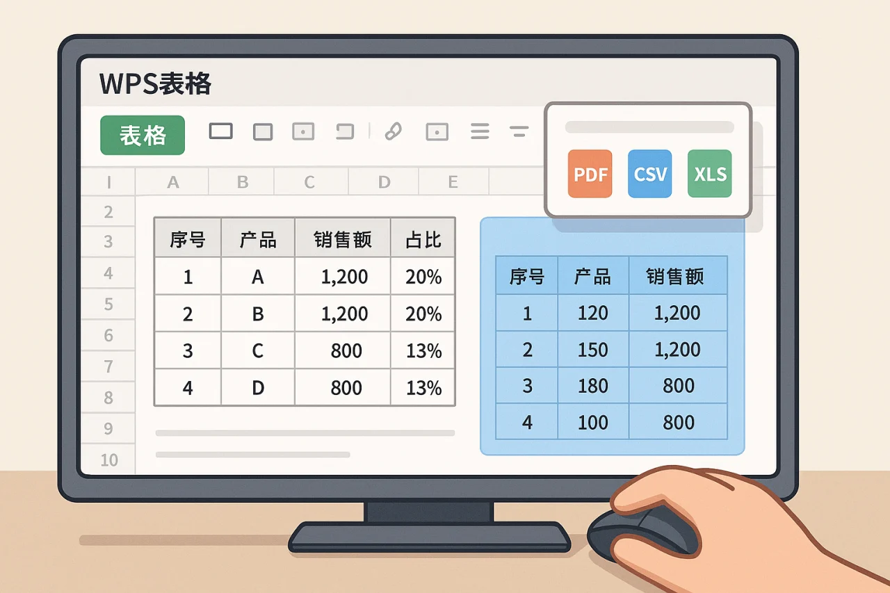 WPS表格更换背景