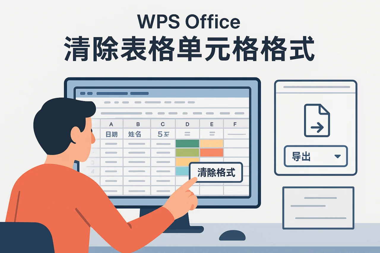 WPS Office清除表格单元格格式