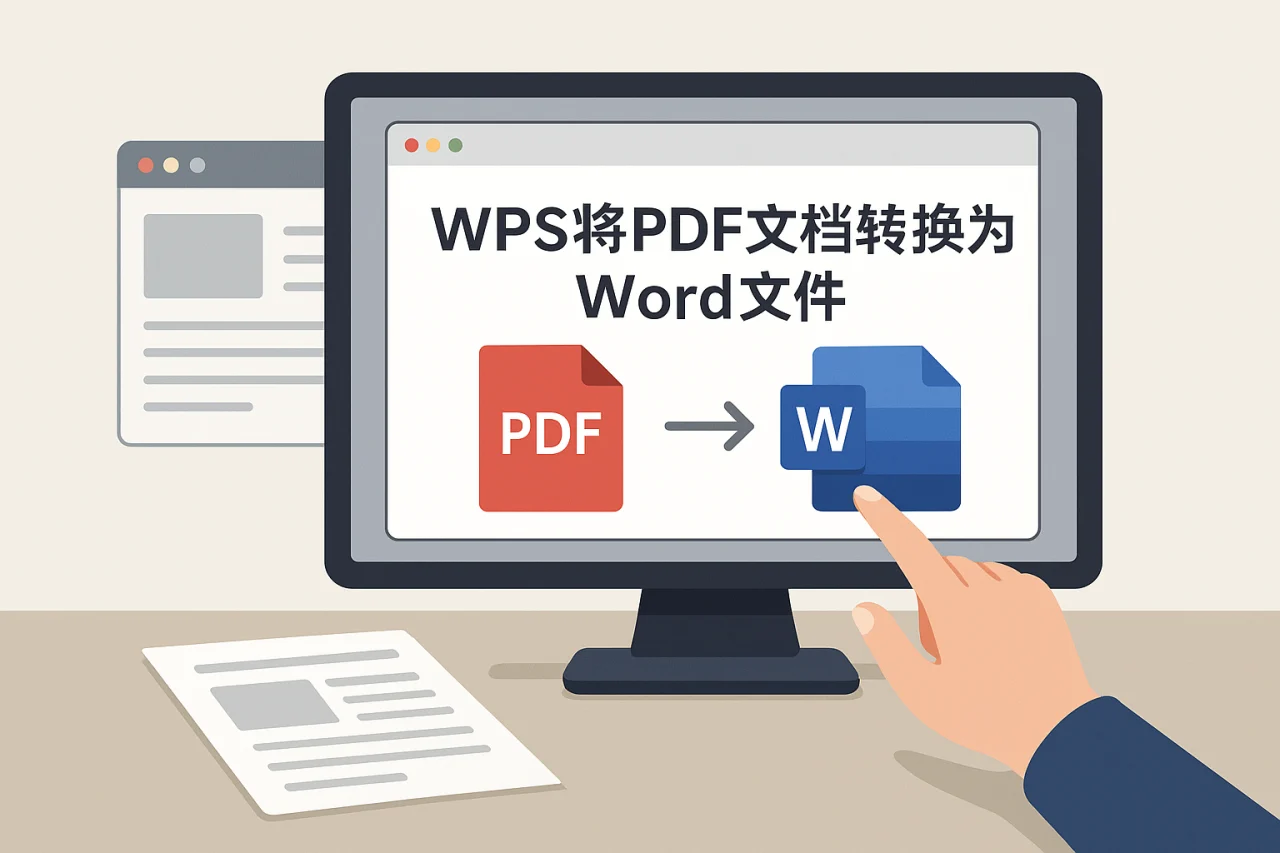 WPS将PDF文档转换为Word文件