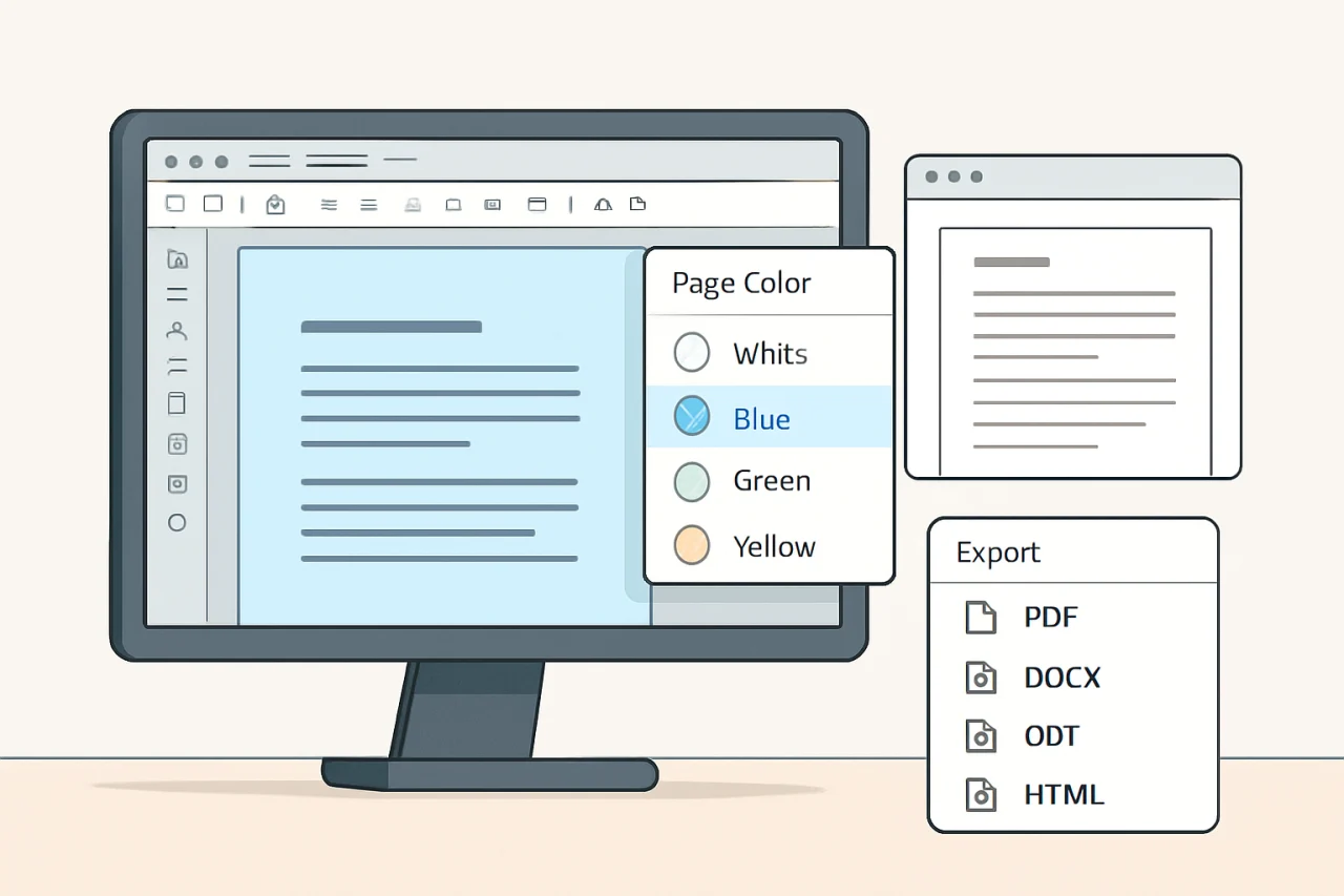 WPS设置页面颜色