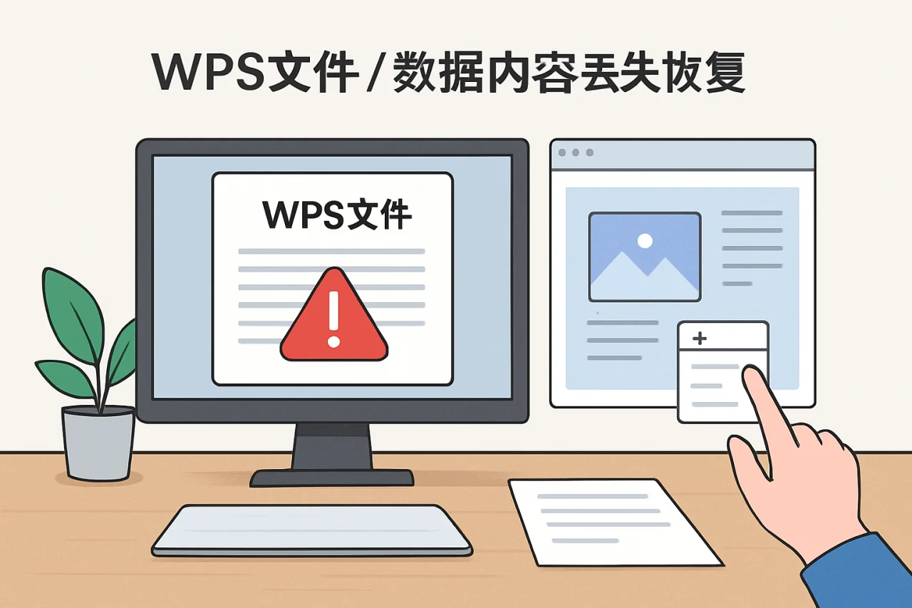 WPS文件/数据内容丢失恢复
