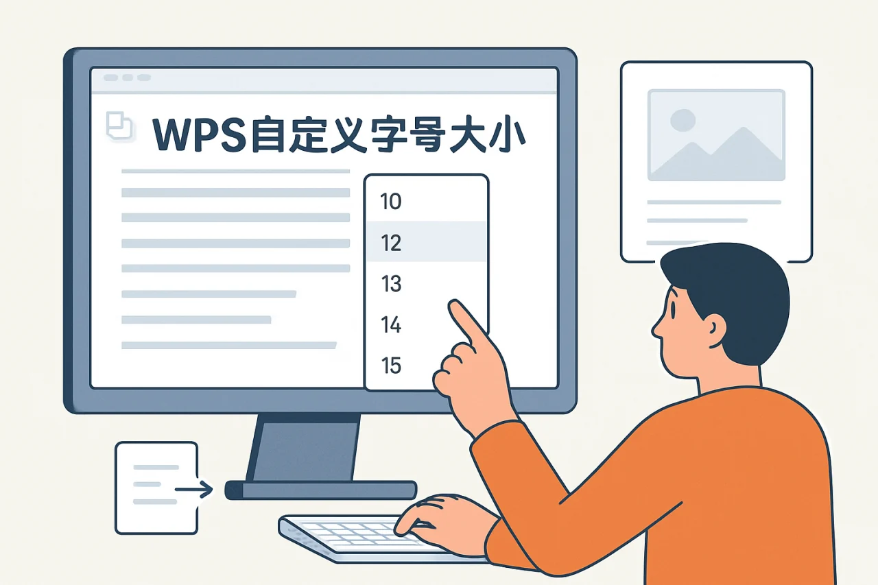 WPS自定义字号大小