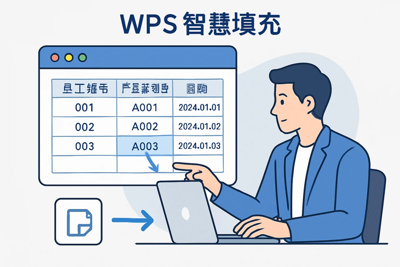 WPS智能填充