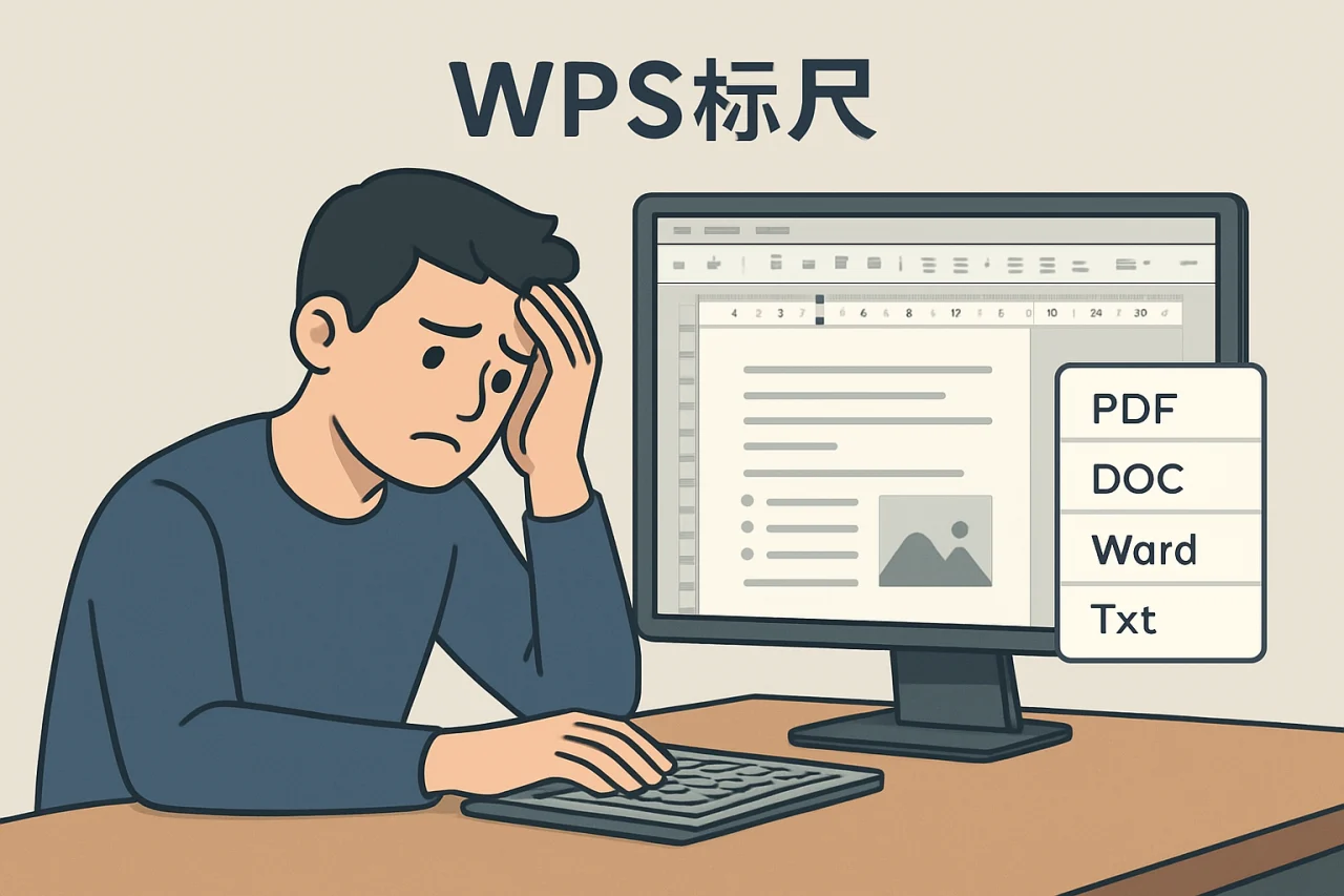 WPS标尺