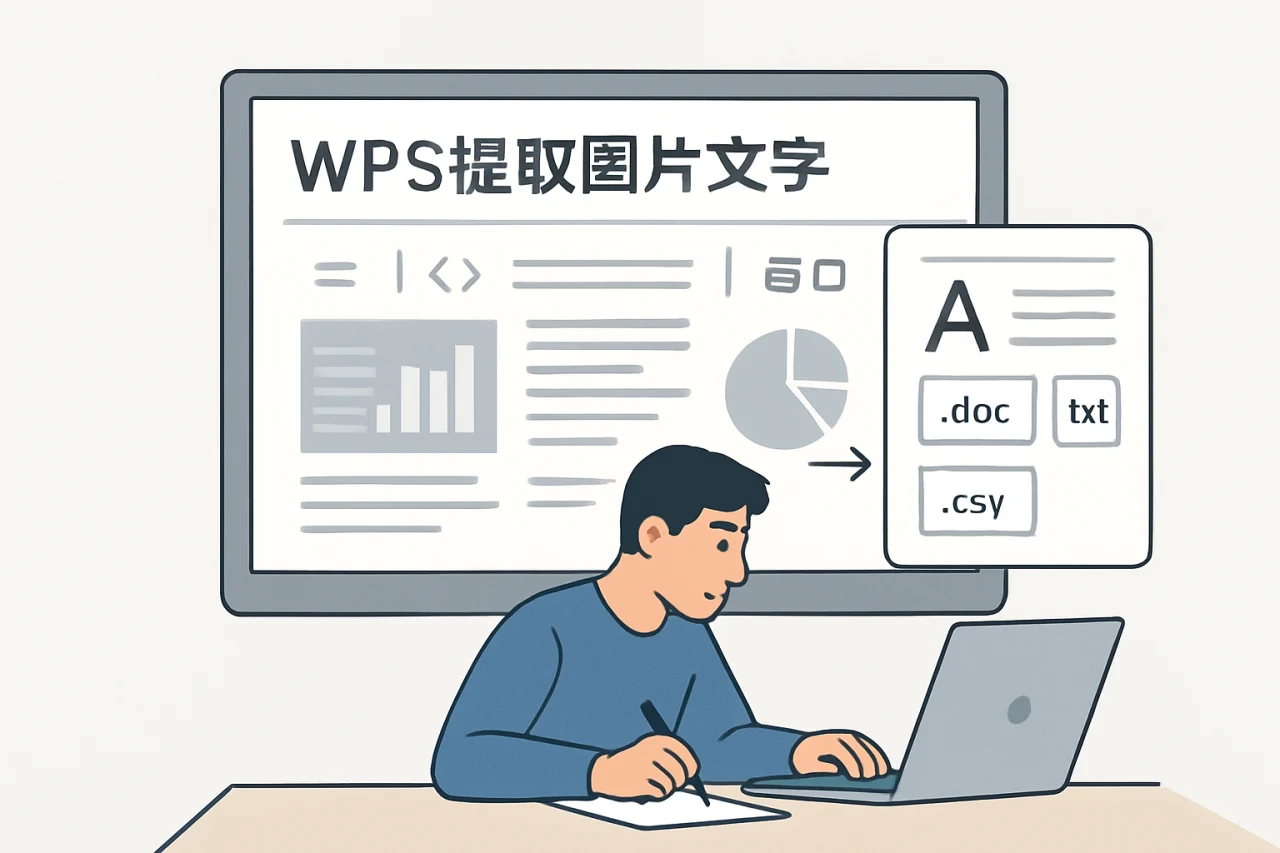 WPS提取图片文字