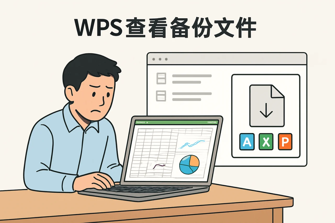 WPS查看备份文件