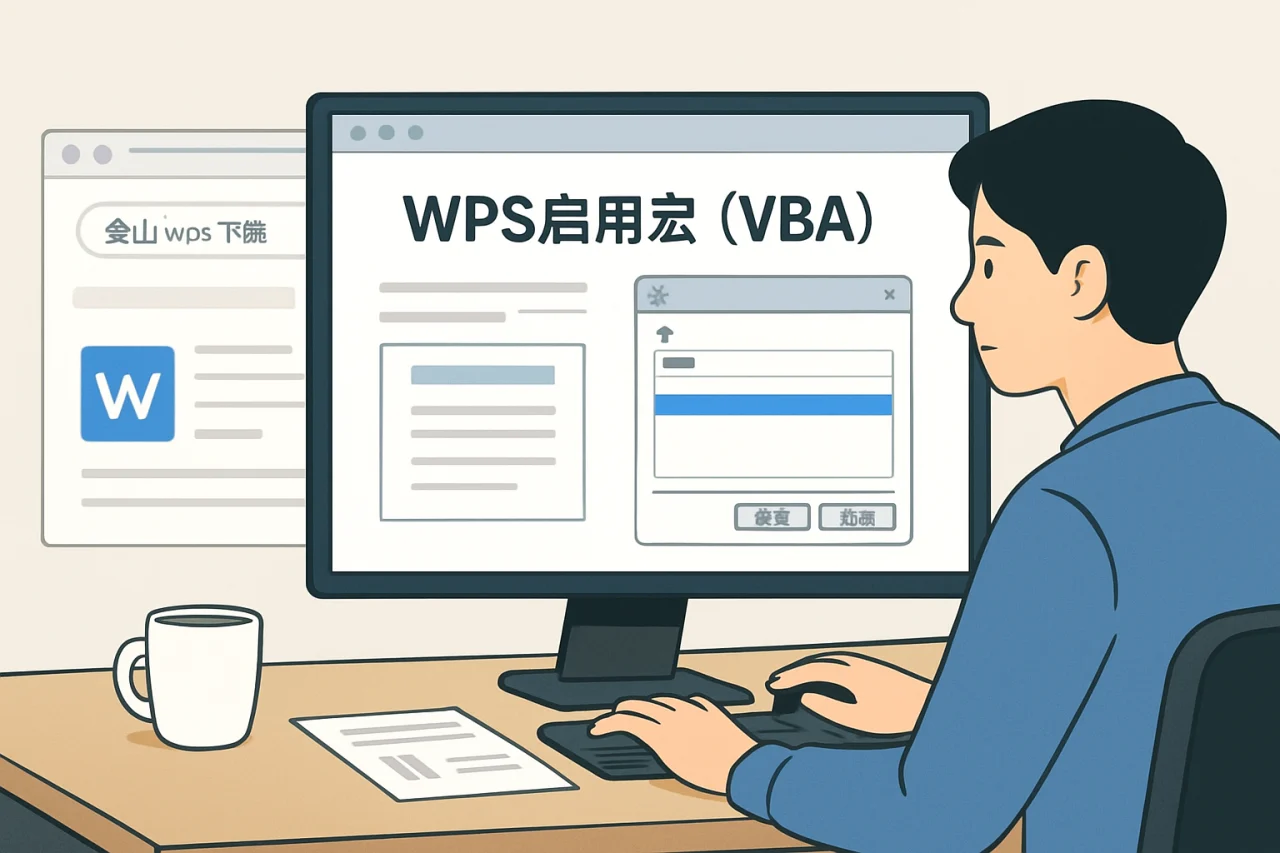 WPS启用宏（VBA）