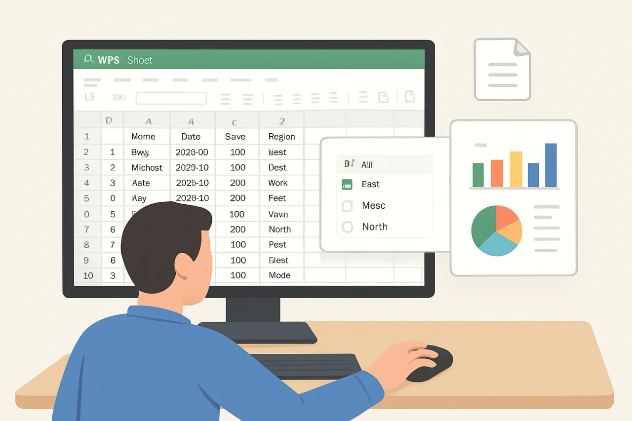 WPS表格筛选功能