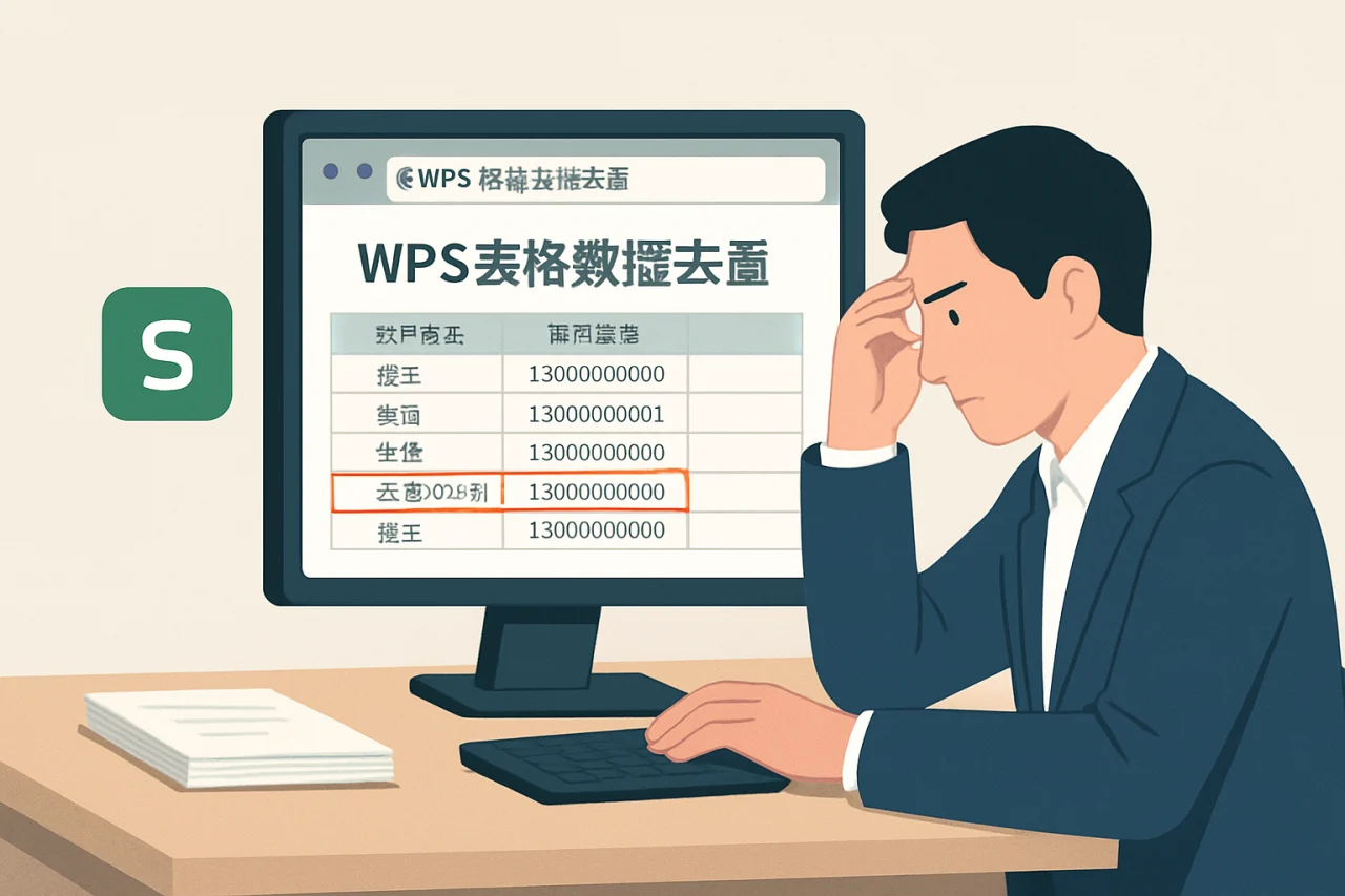 WPS表格数据去重