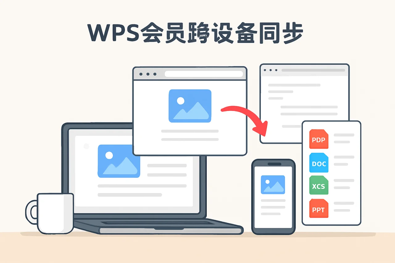 WPS会员跨设备同步