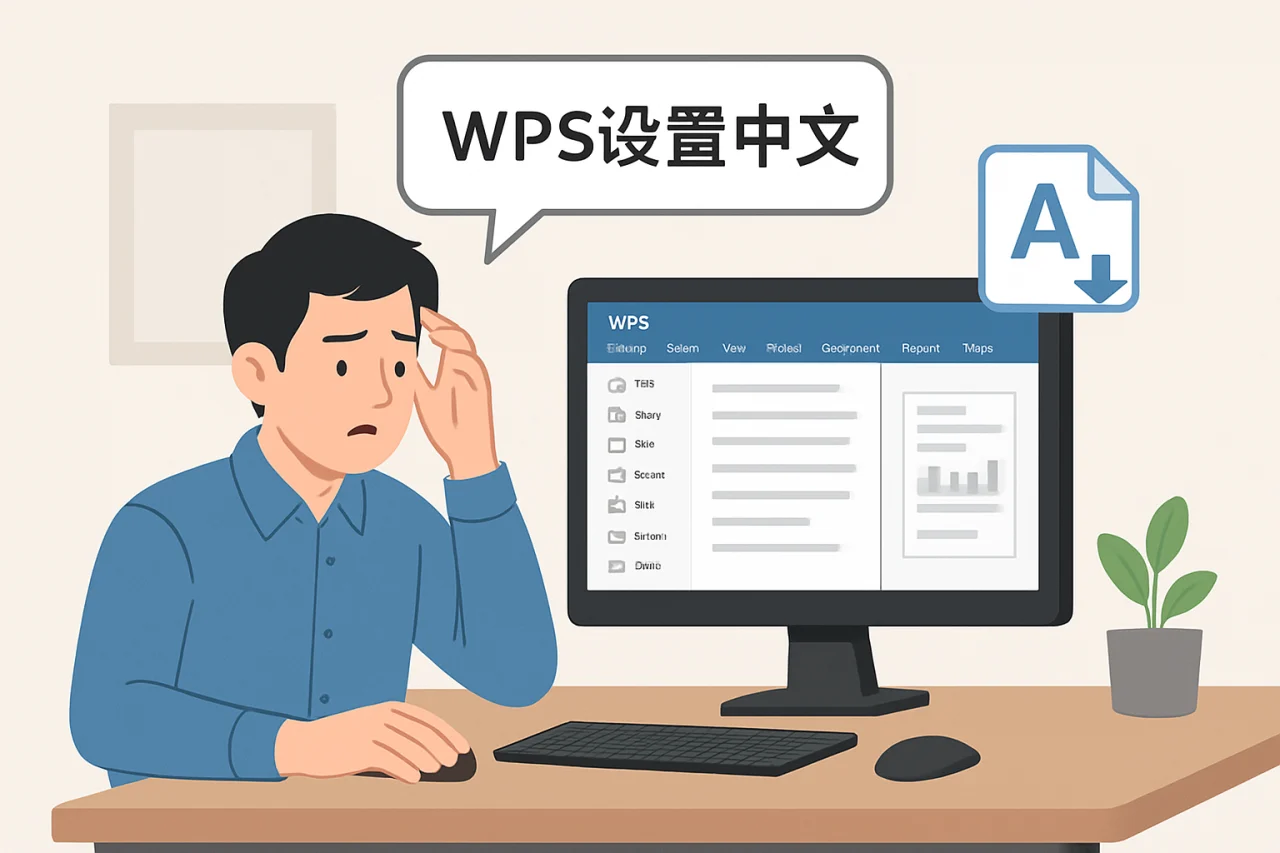WPS设置中文