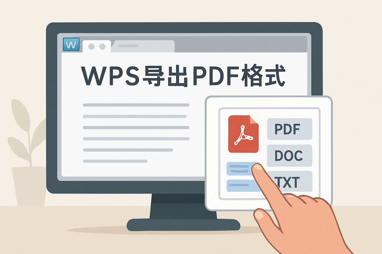 wps导出pdf格式