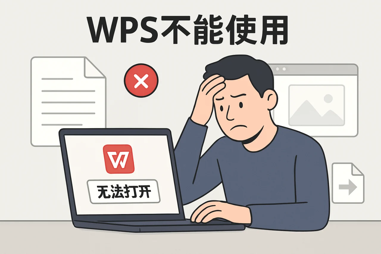 wps不能使用