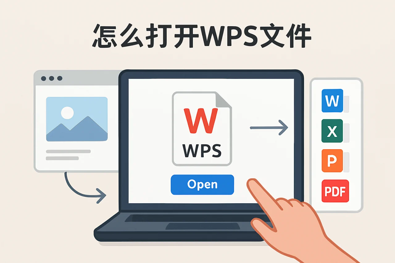 怎么打开wps文件