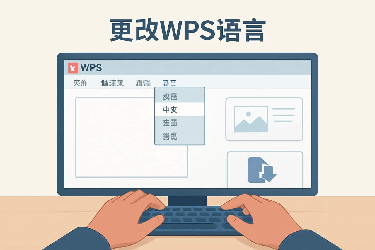 更改wps语言