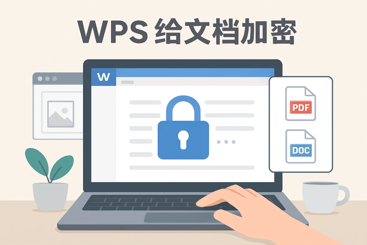 wps给文档加密