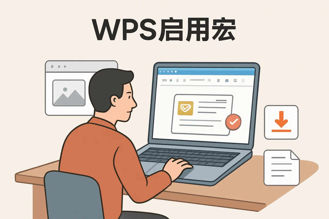 wps启用宏
