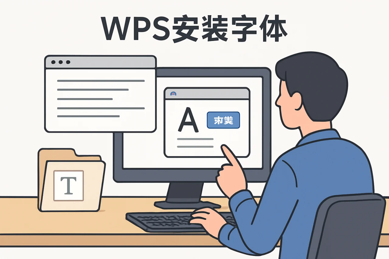 wps安装字体