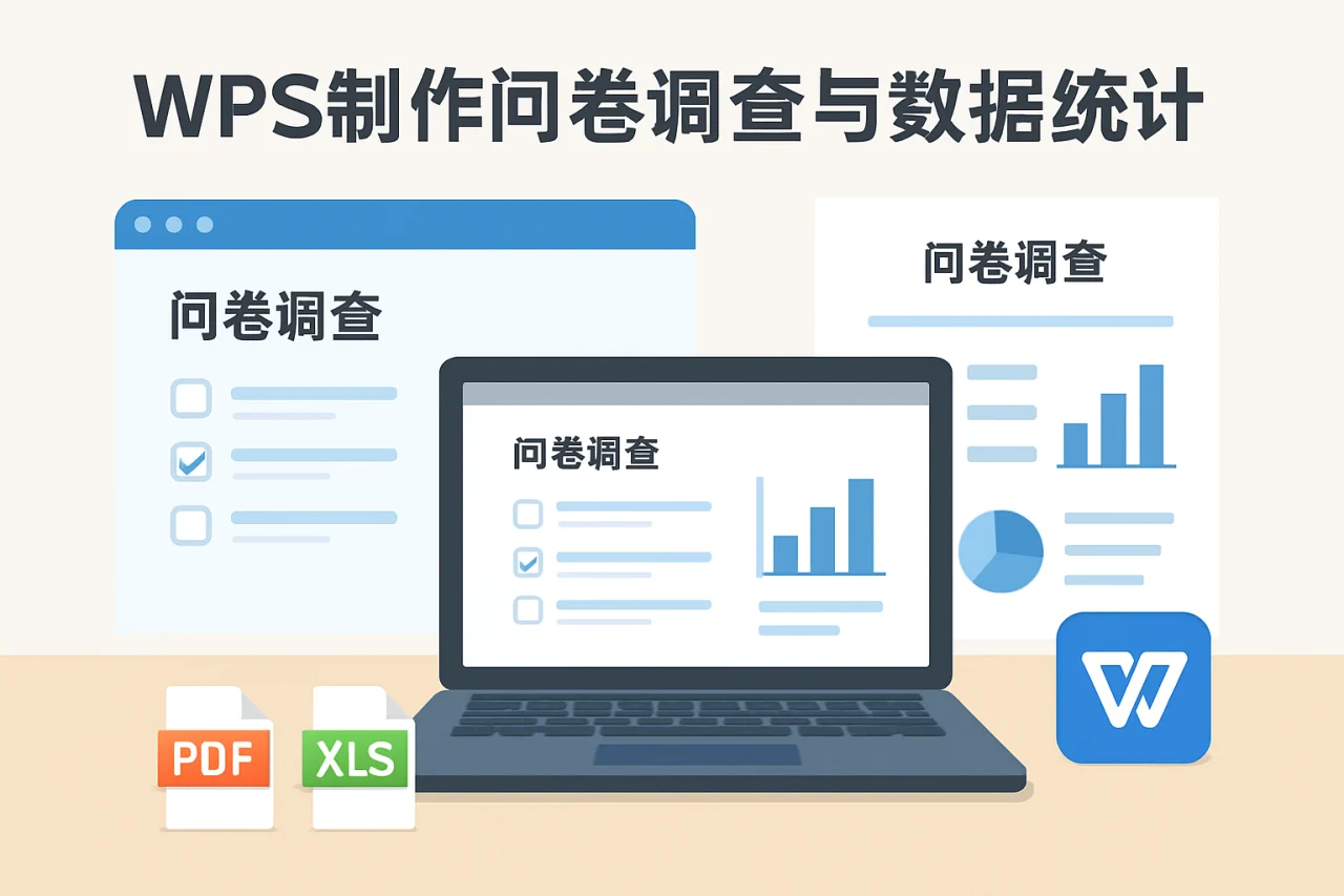 WPS制作问卷调查与数据统计