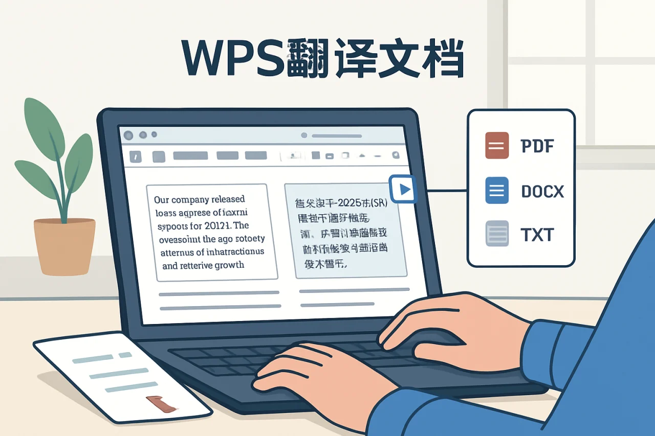WPS翻译文档