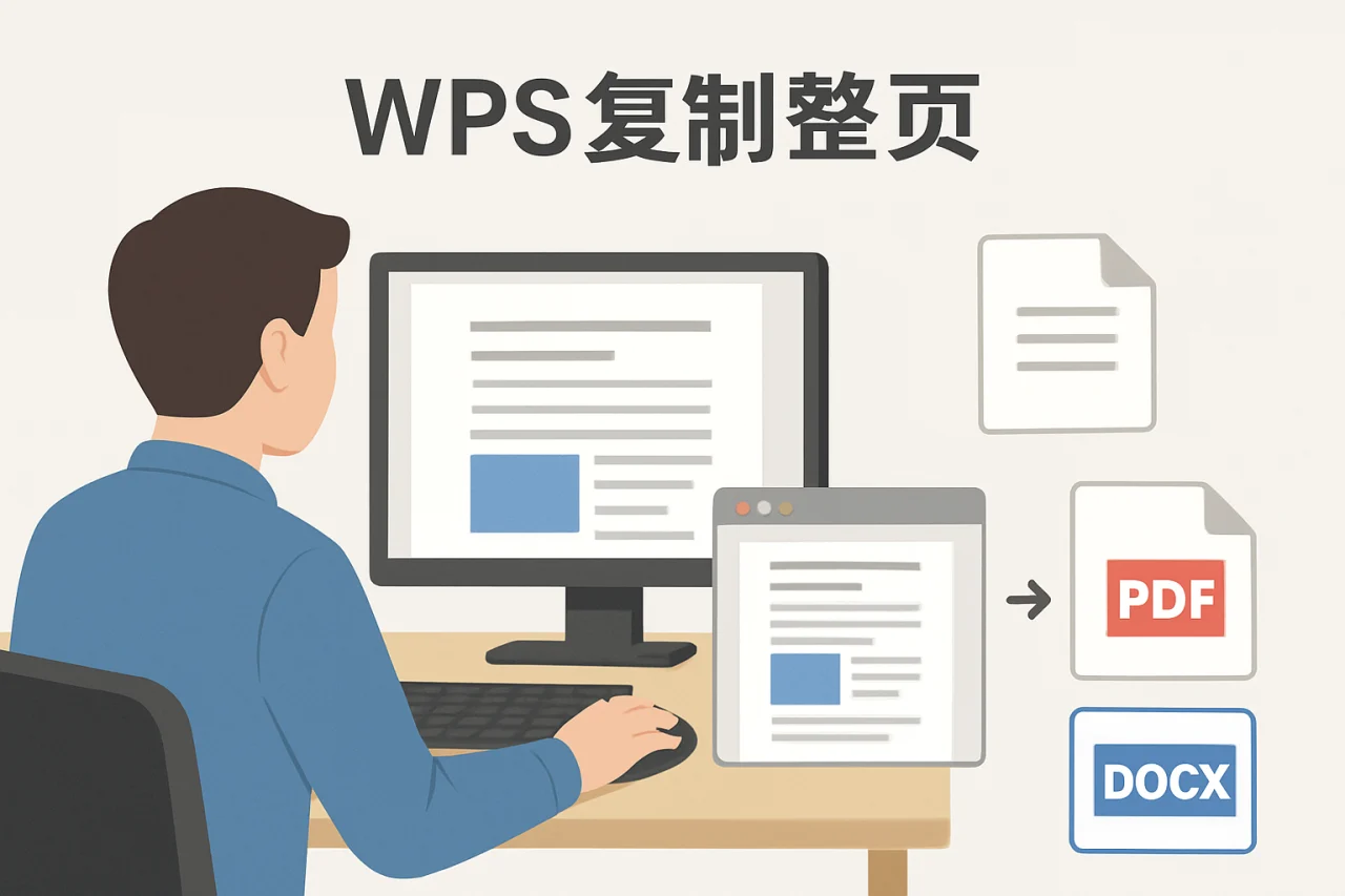 WPS复制整页