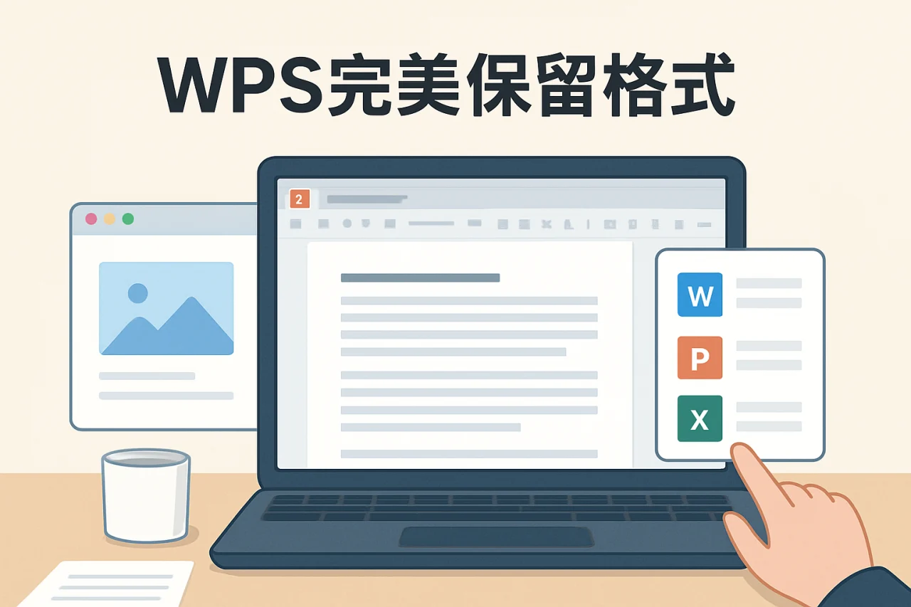 WPS完美保留格式