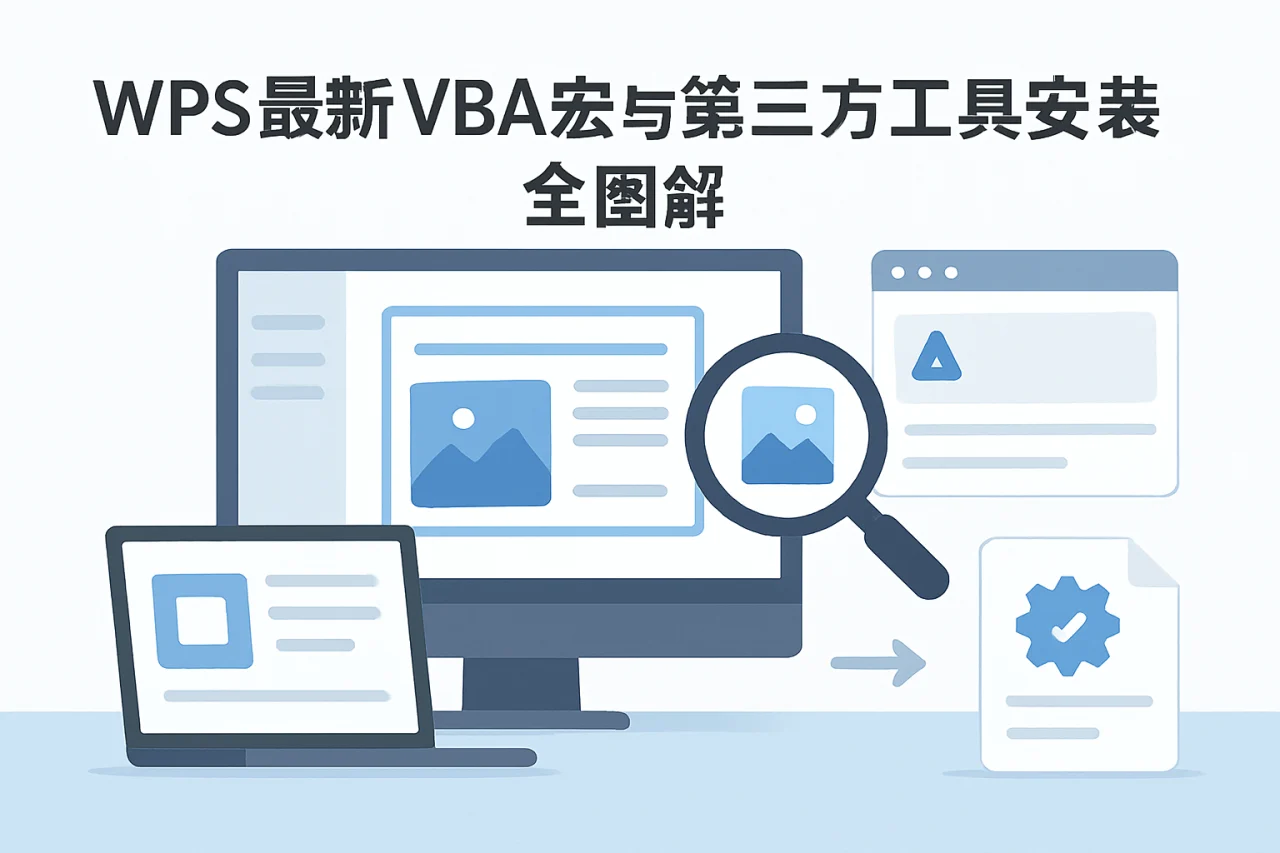 WPS最新VBA宏与第三方工具安装全图解