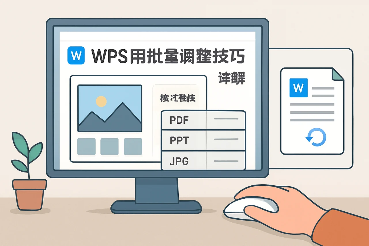 WPS实用批量调整技巧详解