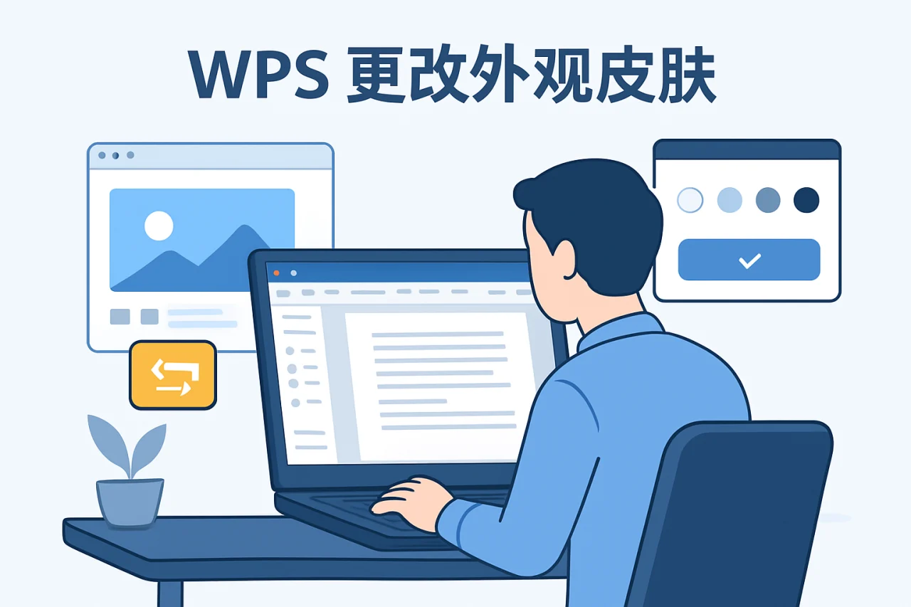 WPS 更改外观皮肤