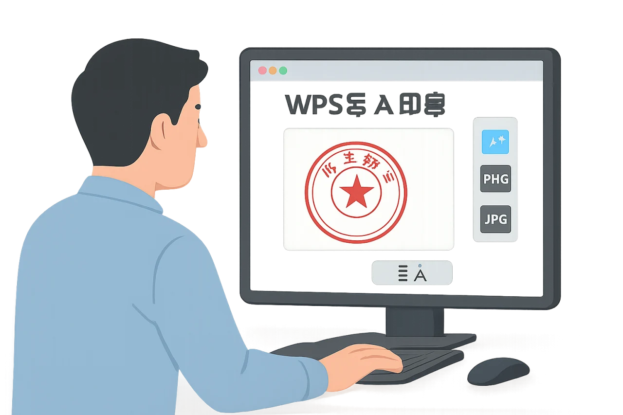 WPS导入印章