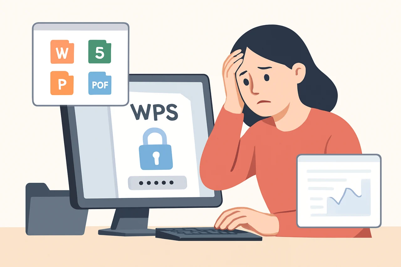 WPS忘记密码