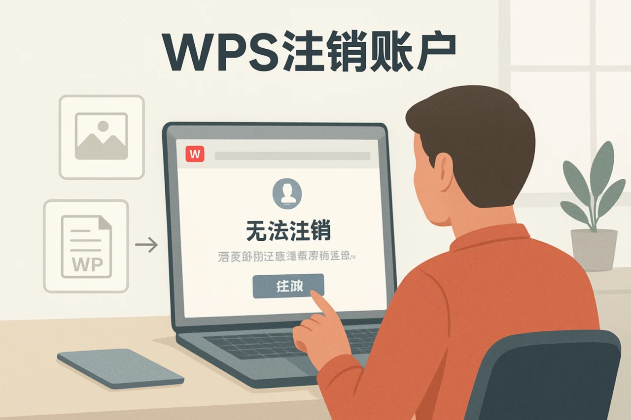 WPS注销账户