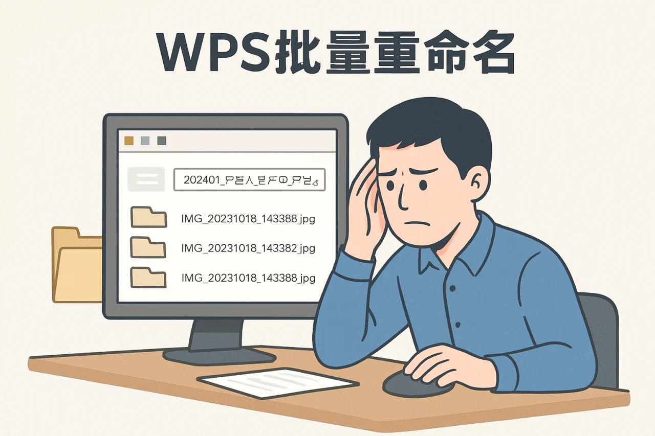 WPS批量重命名