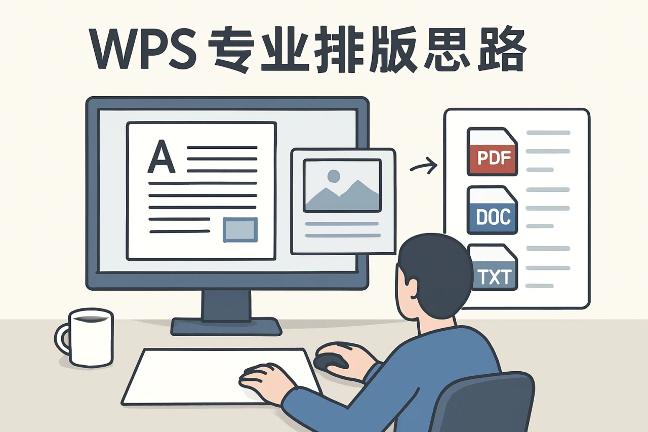 WPS专业排版思路