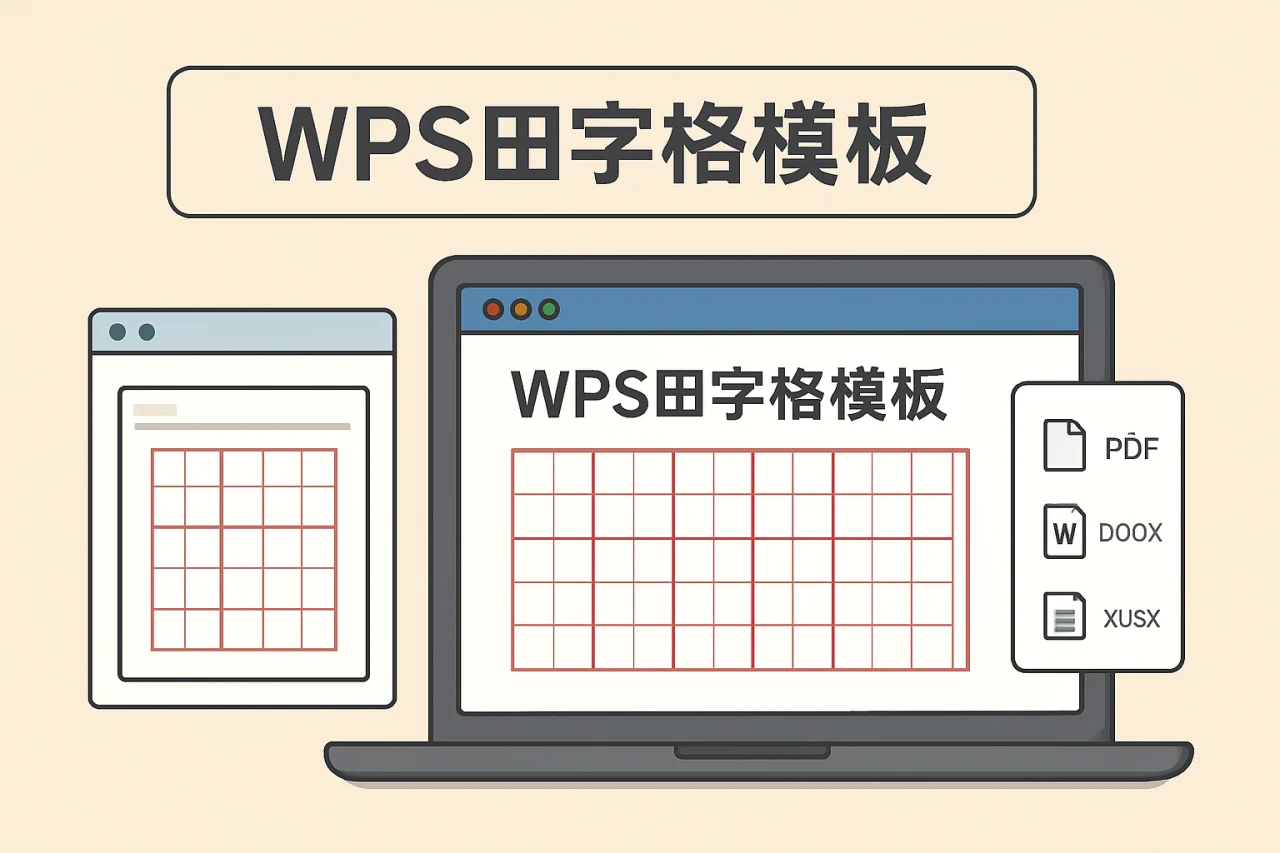 wps田字格模板