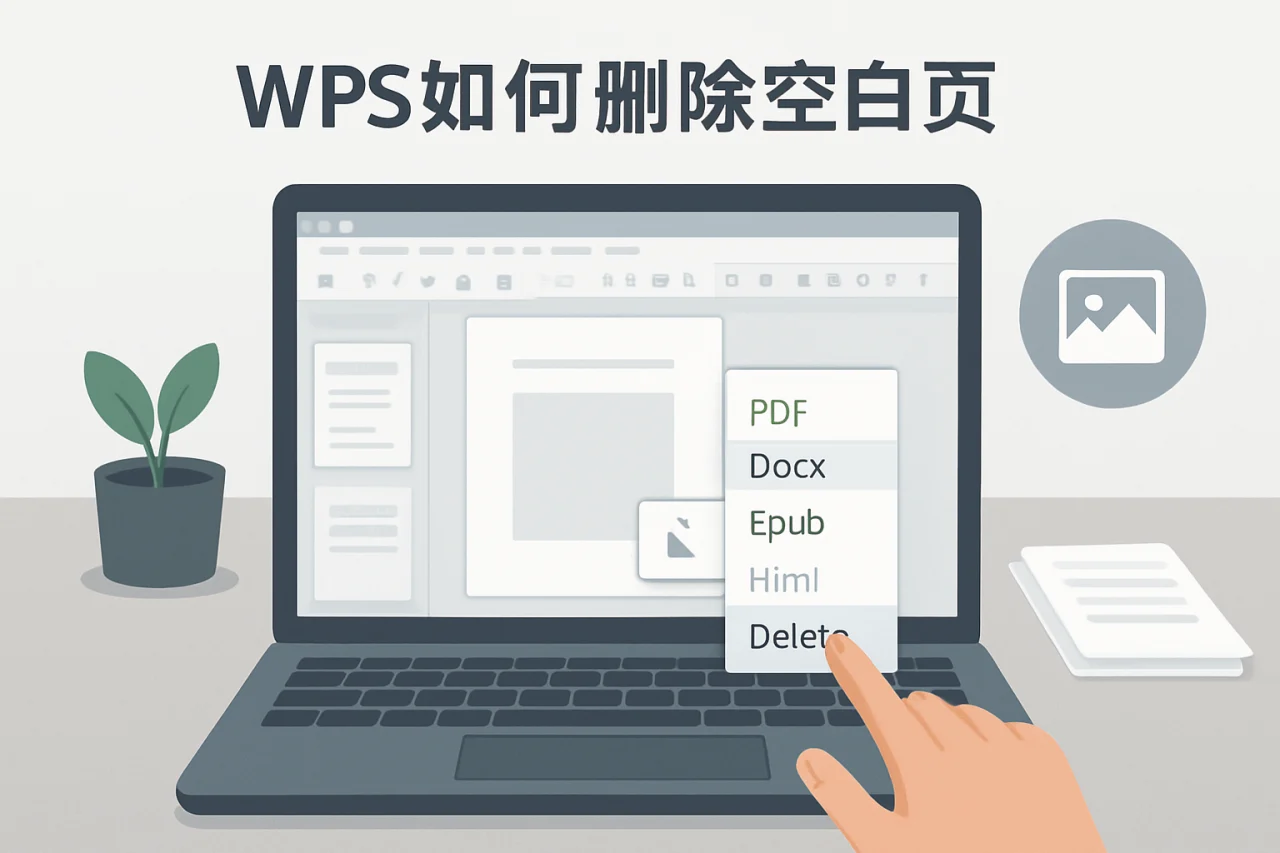 wps如何删除空白页