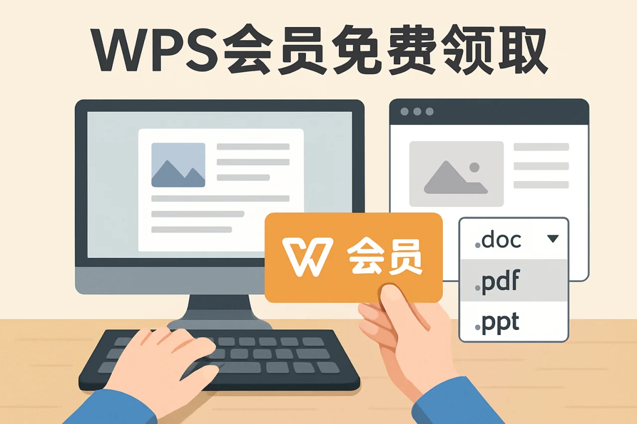 wps会员免费领取