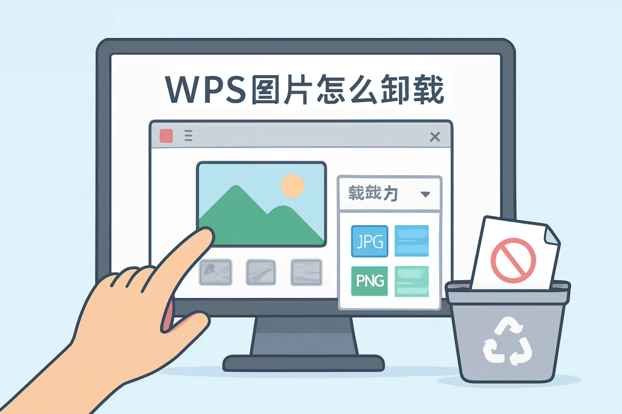 wps图片怎么卸载