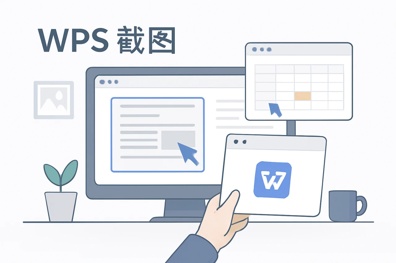 wps  截图