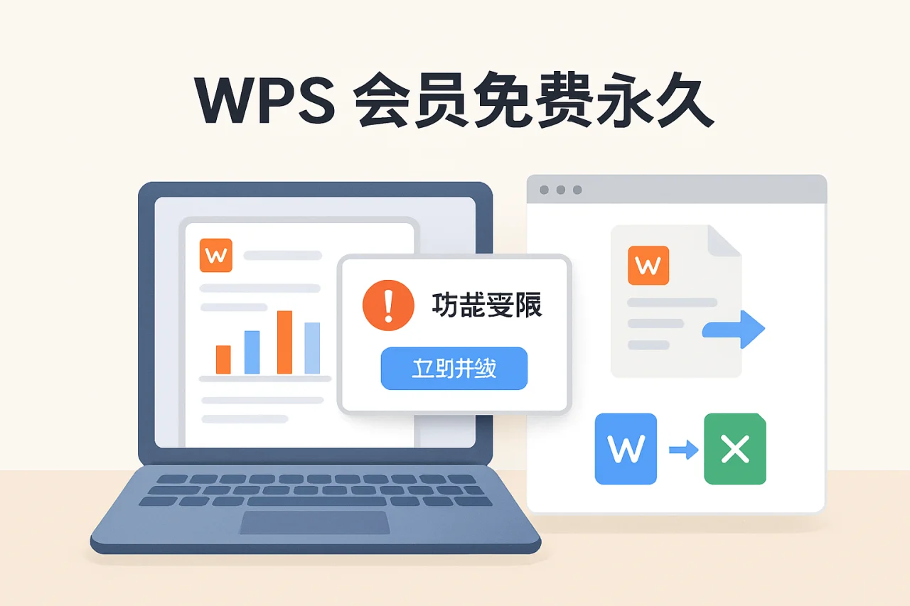 wps会员免费永久