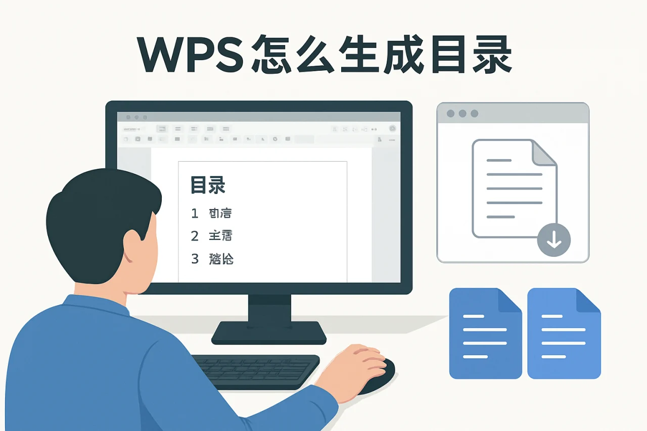 wps怎么生成目录