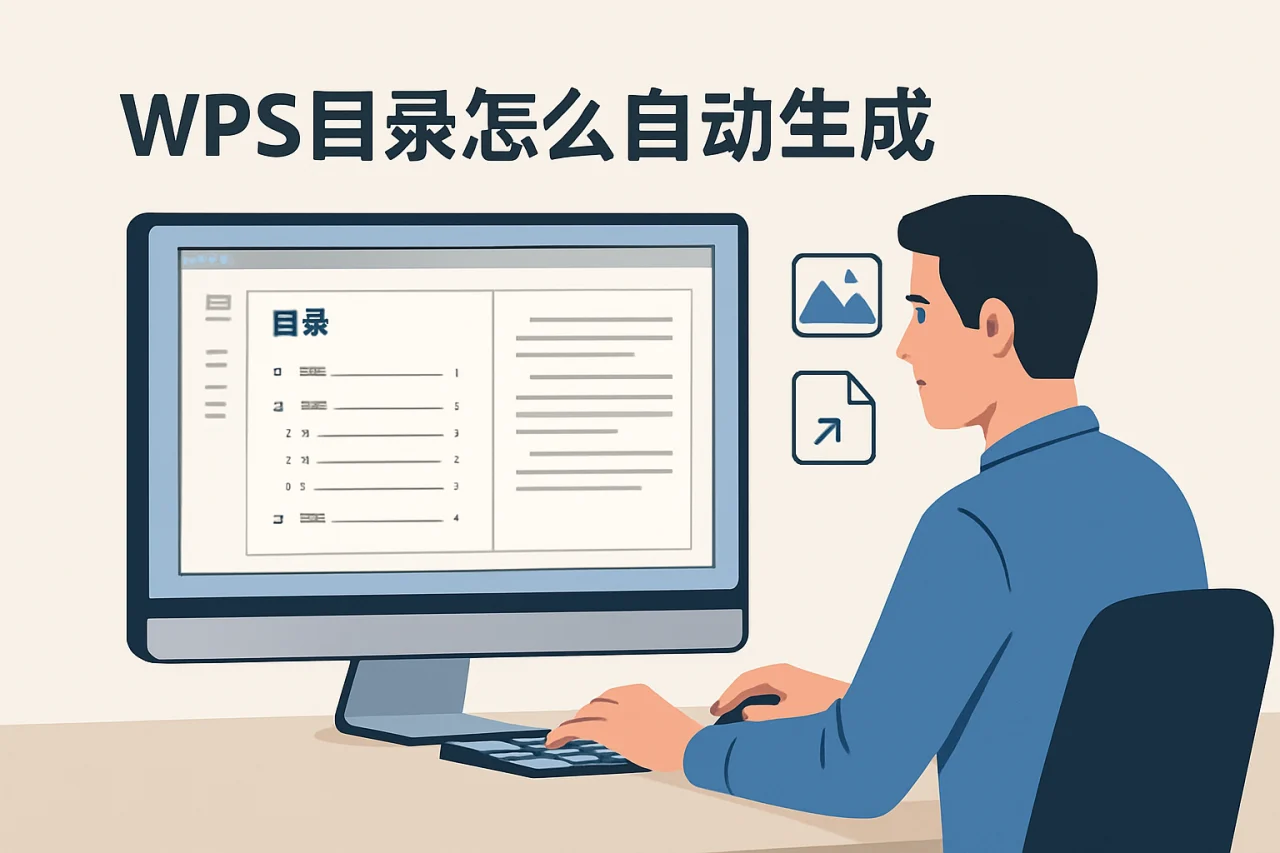wps目录怎么自动生成