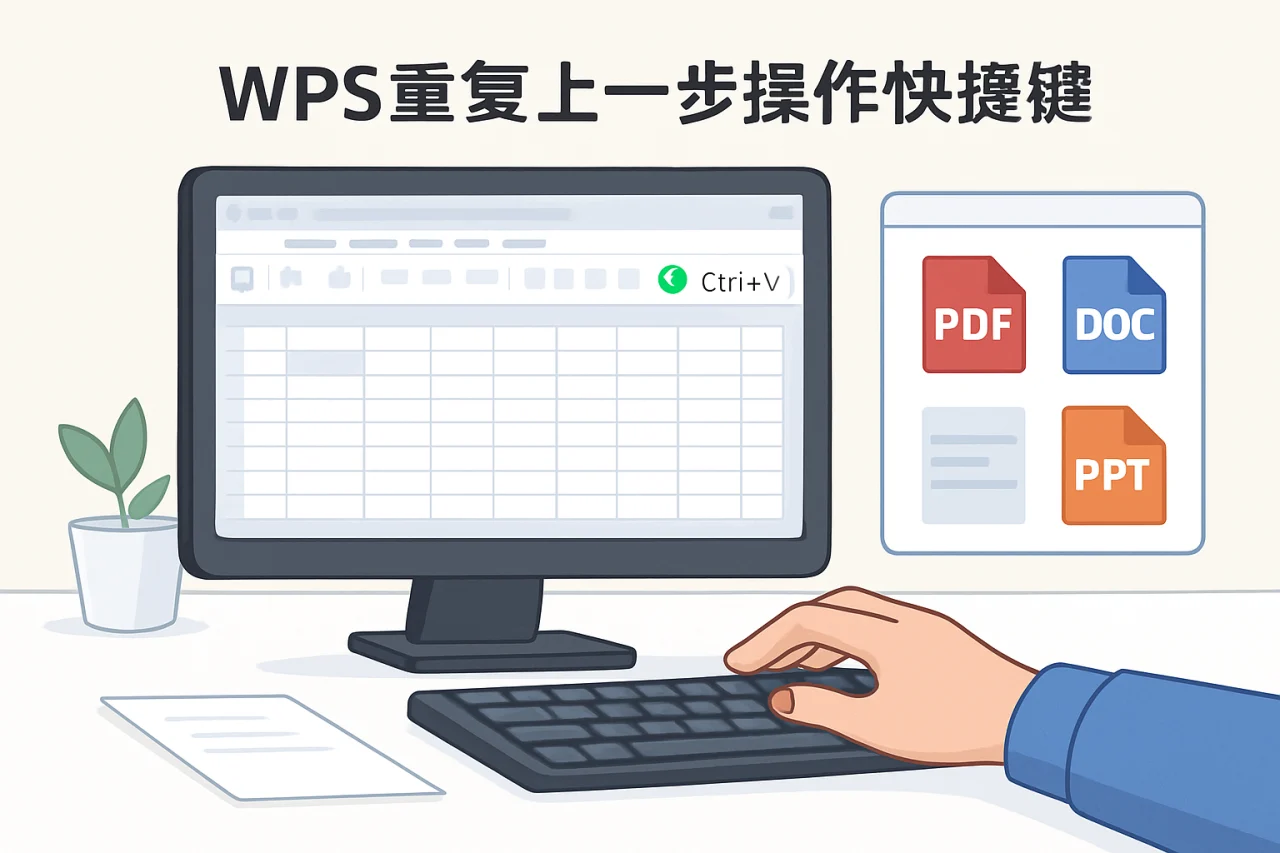 wps重复上一步操作快捷键